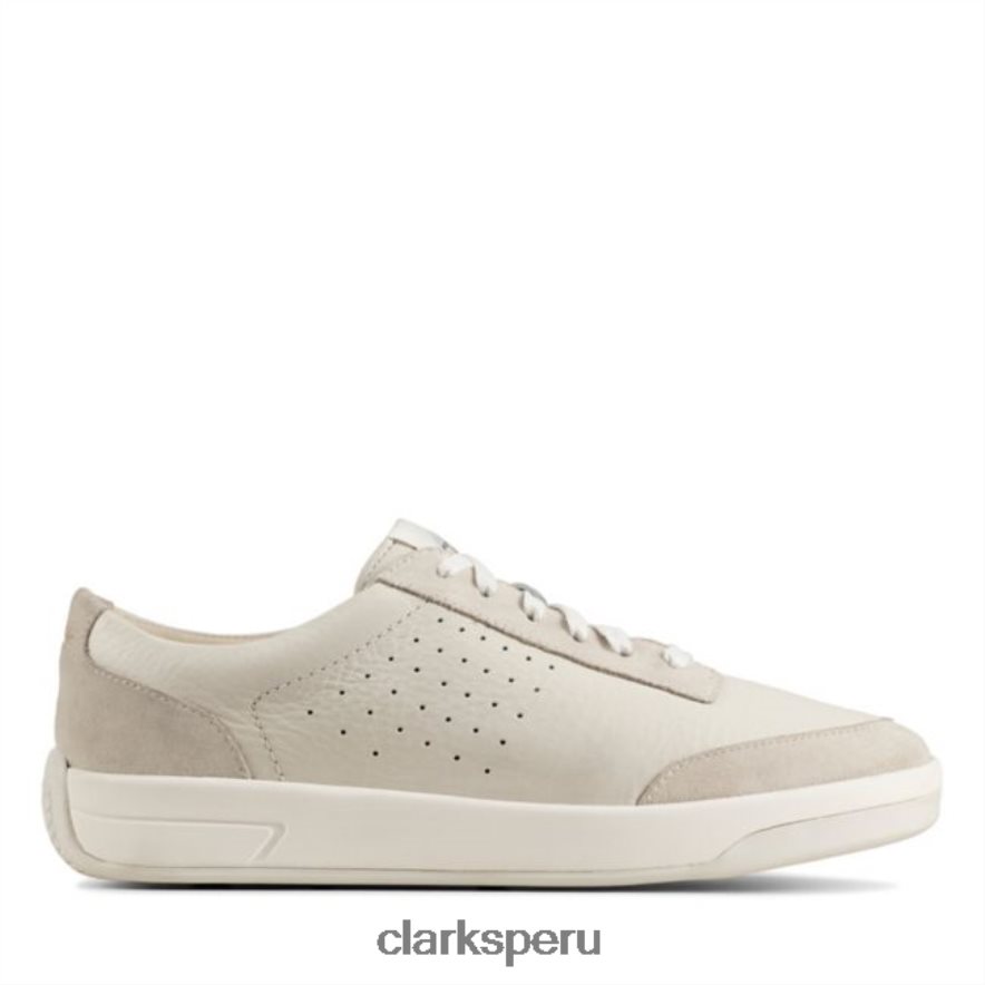 hero air lace cuero blanco clarks cuero blanco mujer Clarks 40N4LX6437 cuero blanco