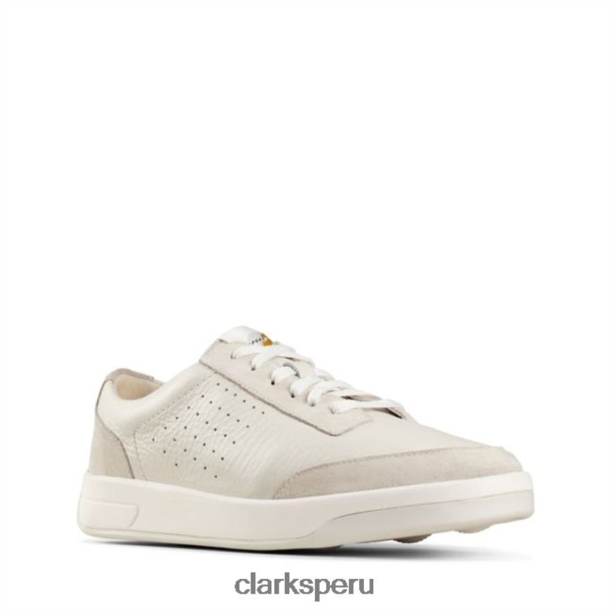 hero air lace cuero blanco clarks cuero blanco mujer Clarks 40N4LX6437 cuero blanco