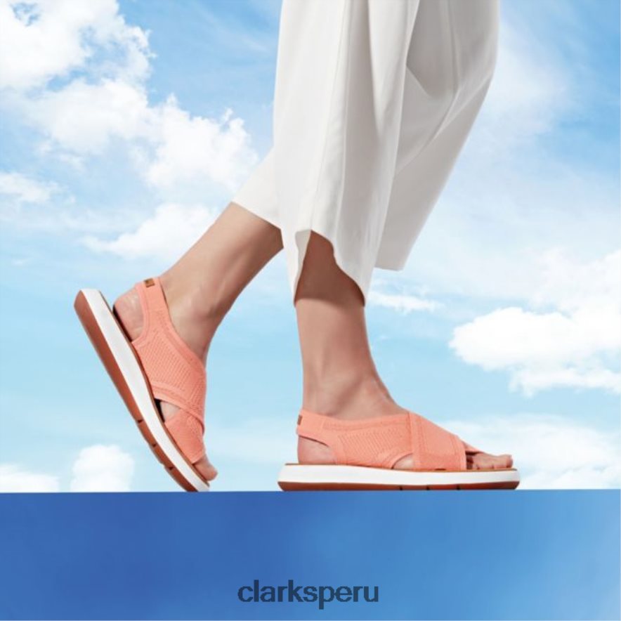 jemsa dash coral claro coral claro clarks mujer Clarks 40N4LX5254 coral claro