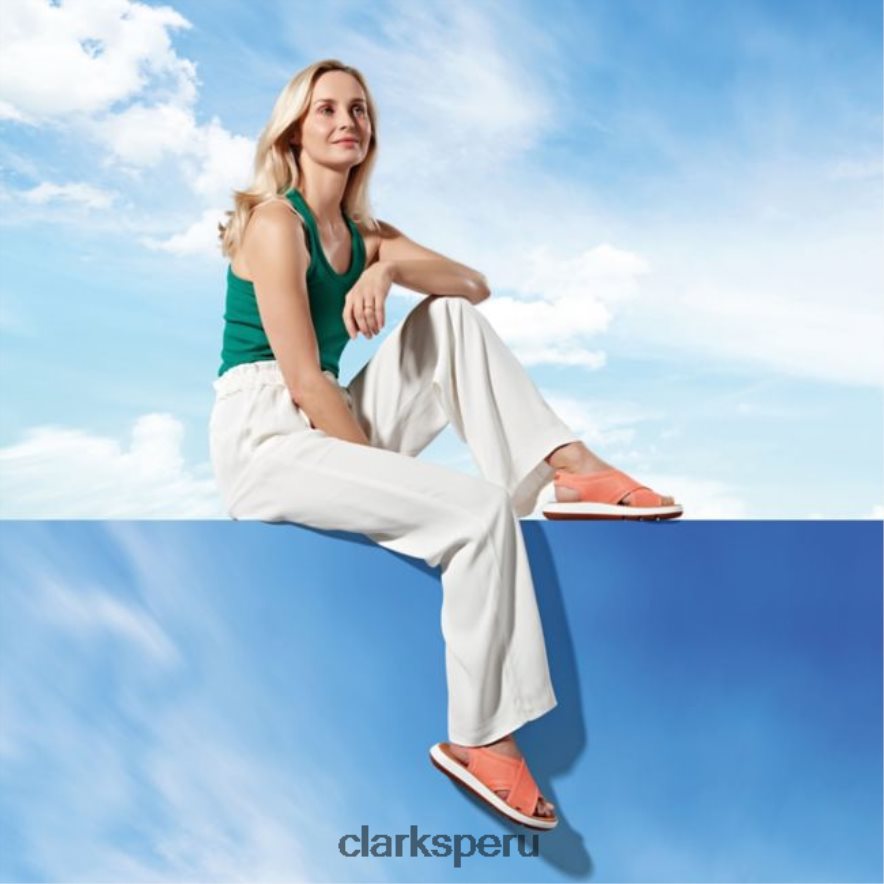 jemsa dash coral claro coral claro clarks mujer Clarks 40N4LX5254 coral claro