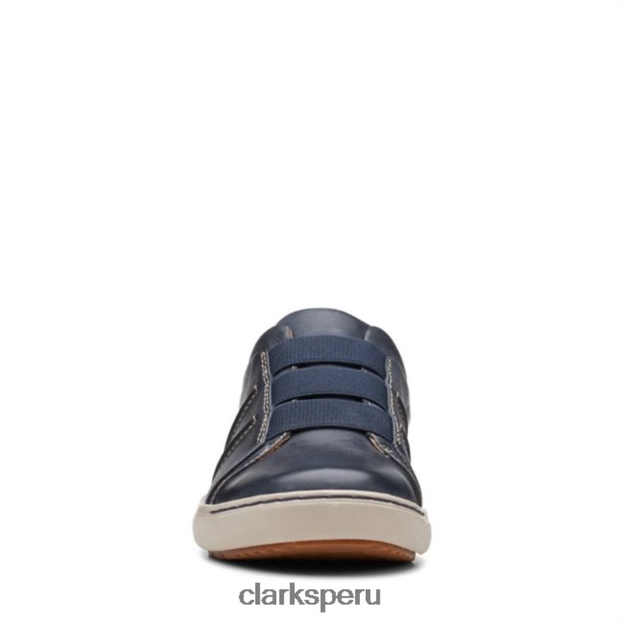 nalle facilidad cuero azul marino clarks de cuero azul marino mujer Clarks 40N4LX6030 cuero azul marino