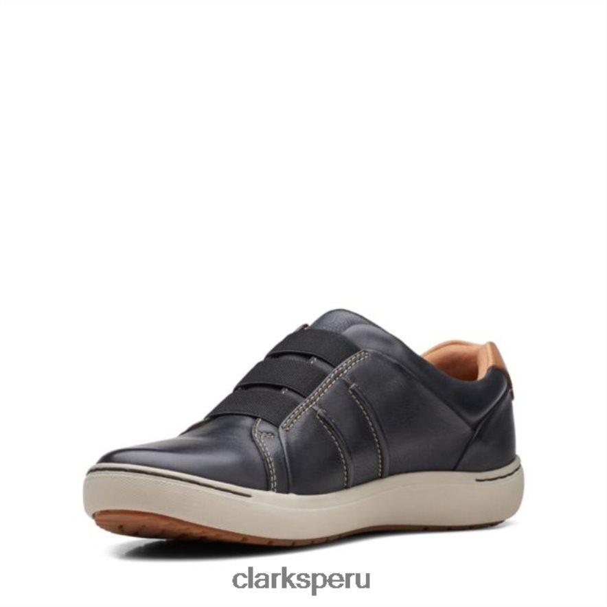 nalle facilidad cuero negro clarks cuero negro mujer Clarks 40N4LX6029 cuero negro