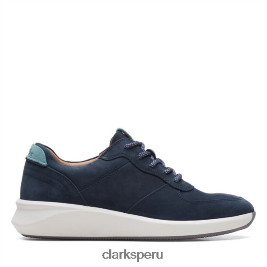 nubuck azul marino un rio sprint nubuck azul marino clarks mujer Clarks 40N4LX6484 nubuck azul marino