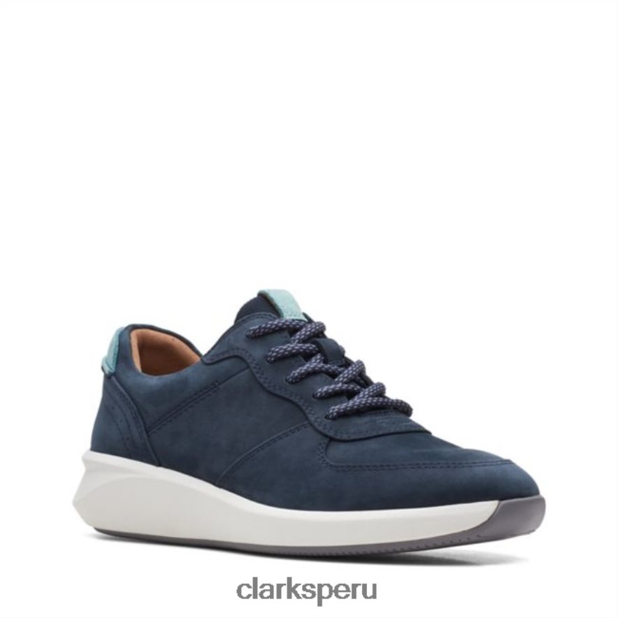 nubuck azul marino un rio sprint nubuck azul marino clarks mujer Clarks 40N4LX6484 nubuck azul marino