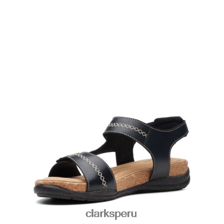 roseville mae cuero negro clarks de cuero negro mujer Clarks 40N4LX6550 cuero negro