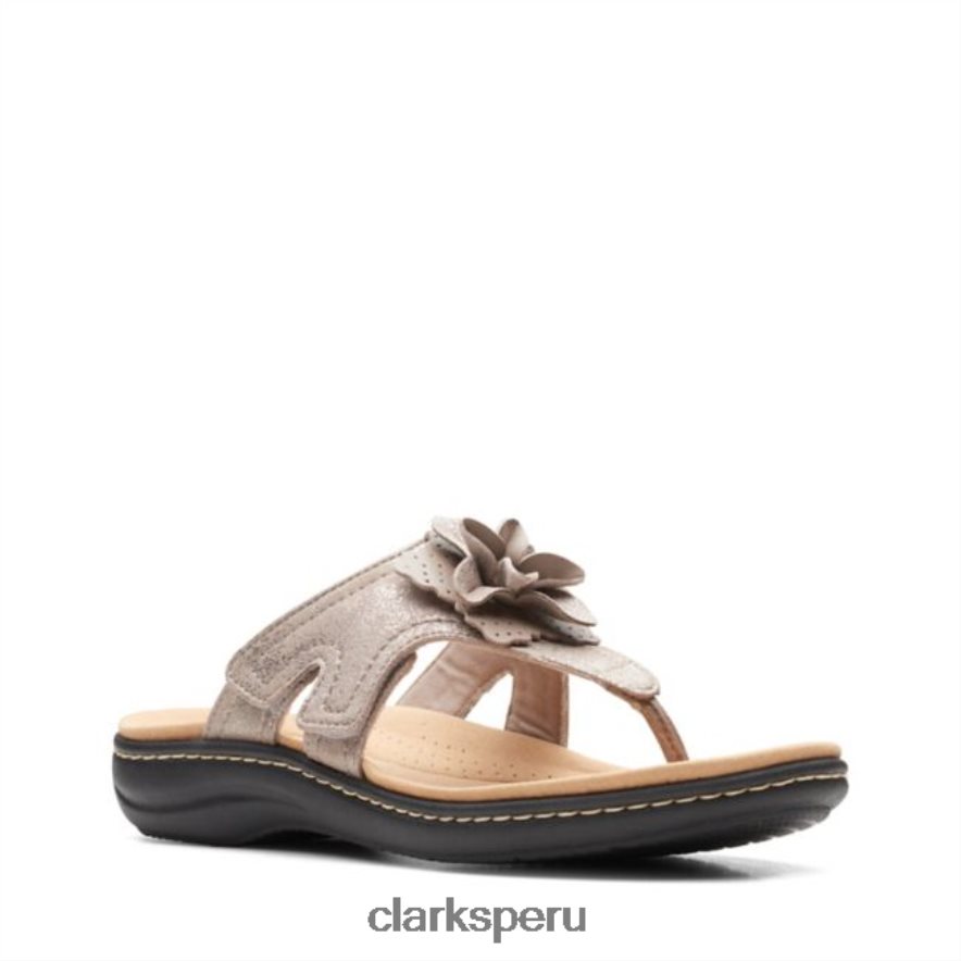 topo metalizado laurieann gema topo metalizado clarks mujer Clarks 40N4LX6452 gris pardo metalizado