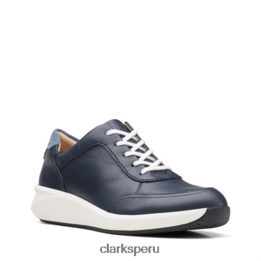 un rio mix cuero azul marino clarks cuero azul marino mujer Clarks 40N4LX5079 cuero azul marino
