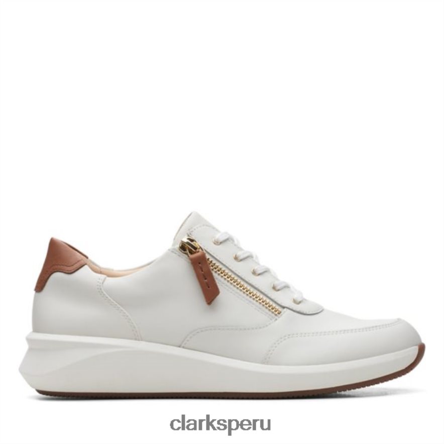 un rio zip cuero blanco clarks cuero blanco mujer Clarks 40N4LX5093 cuero blanco