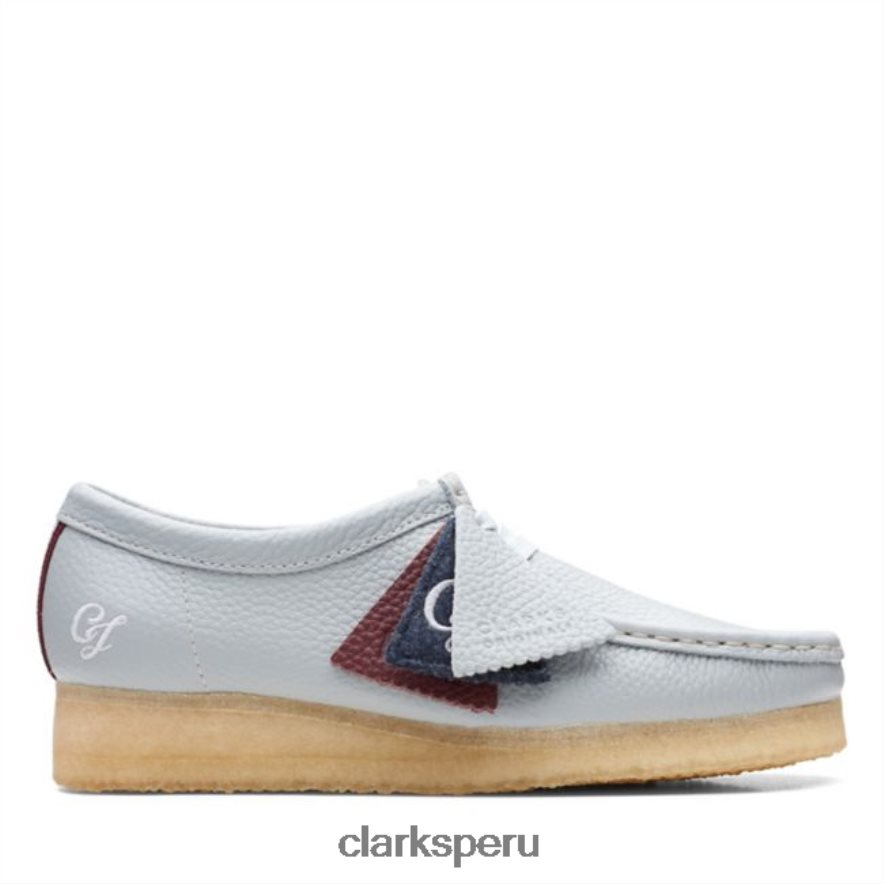 wallabee cuero azul claro clarks cuero azul claro mujer Clarks 40N4LX5181 cuero azul claro