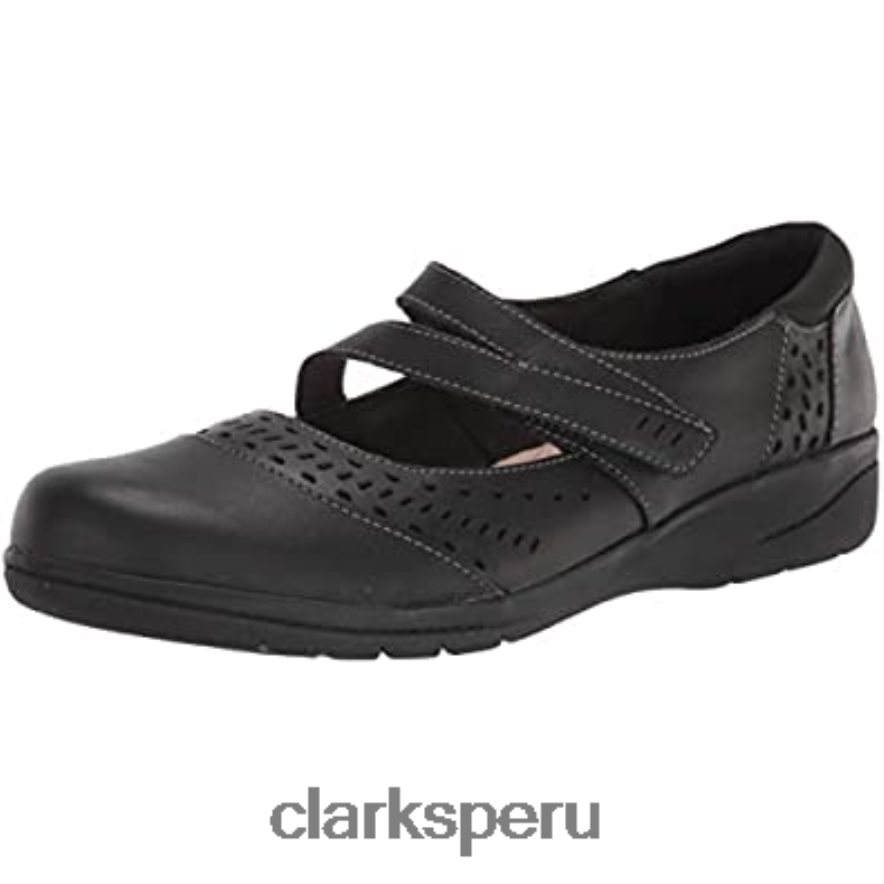 Clarks de cuero caído cheyn o nyx-azul marino para mujer mujer Clarks 40N4LX2183