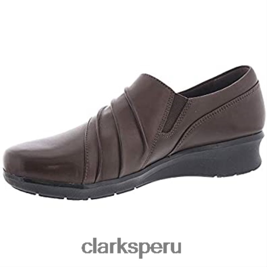 Mocasín Hope Roxanne Mujer Clarks Cuero Marrón mujer Clarks 40N4LX237