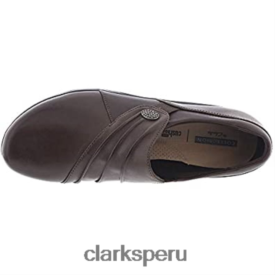 Mocasín Hope Roxanne Mujer Clarks Cuero Marrón mujer Clarks 40N4LX237