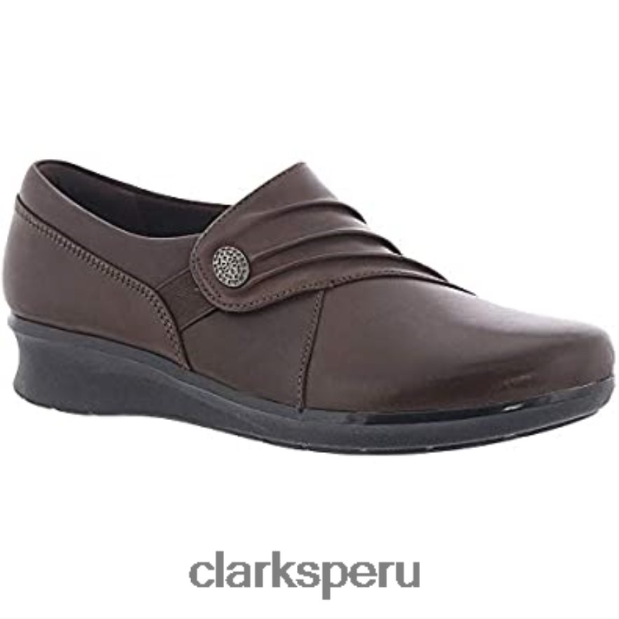 Mocasín Hope Roxanne Mujer Clarks Cuero Marrón mujer Clarks 40N4LX237