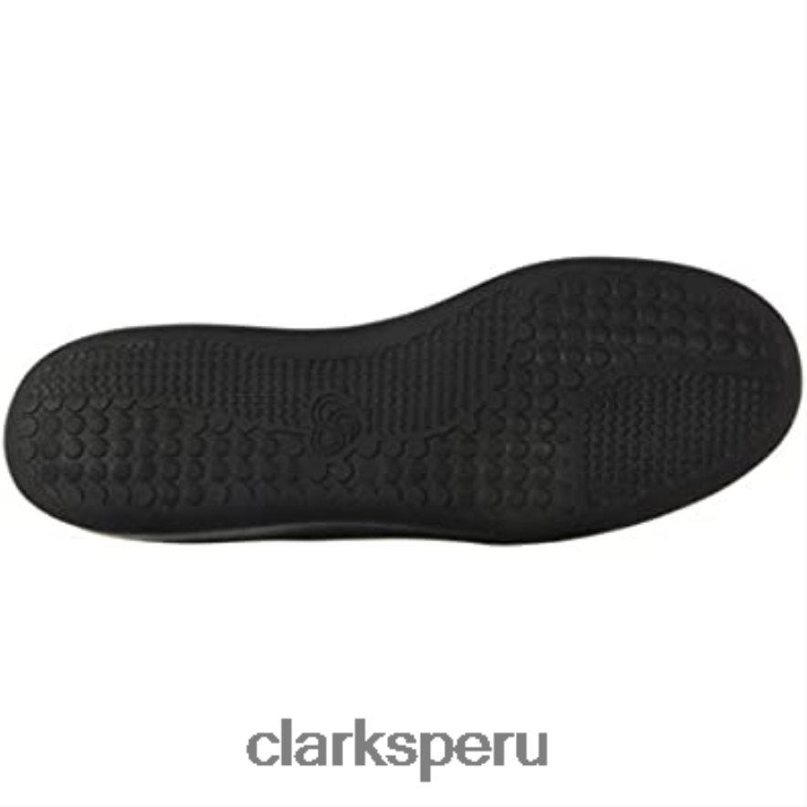 Mocasín clarks sillian 20 moon sintético negro para mujer mujer Clarks 40N4LX2769