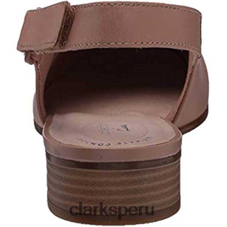 Mocasines Clarks Juliet de piel praliné para mujer mujer Clarks 40N4LX1041