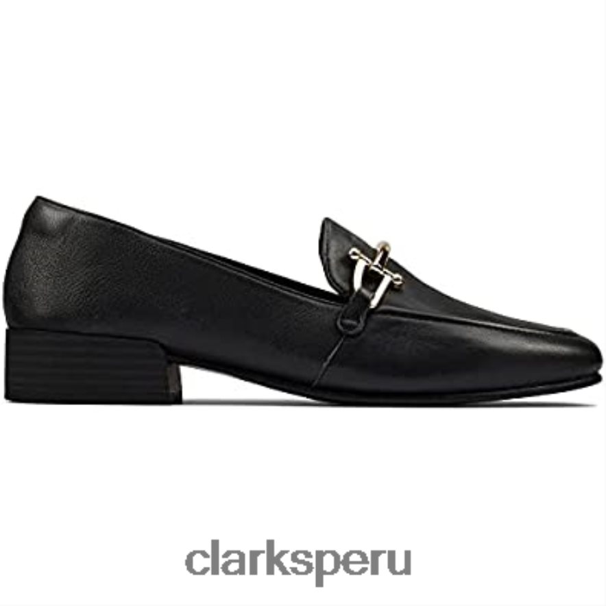 Mocasines clarks pure block mujer negro mujer Clarks 40N4LX194 negro