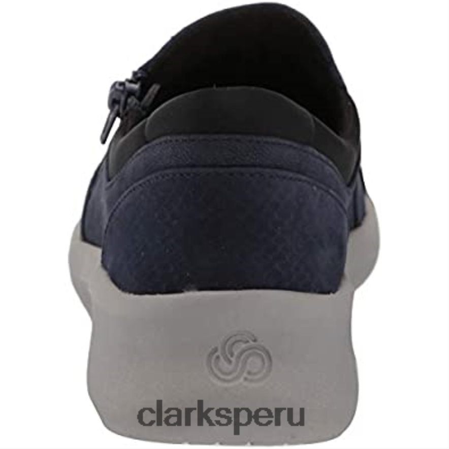 Mocasines clarks sillian 20 días azul marino para mujer mujer Clarks 40N4LX744 Armada