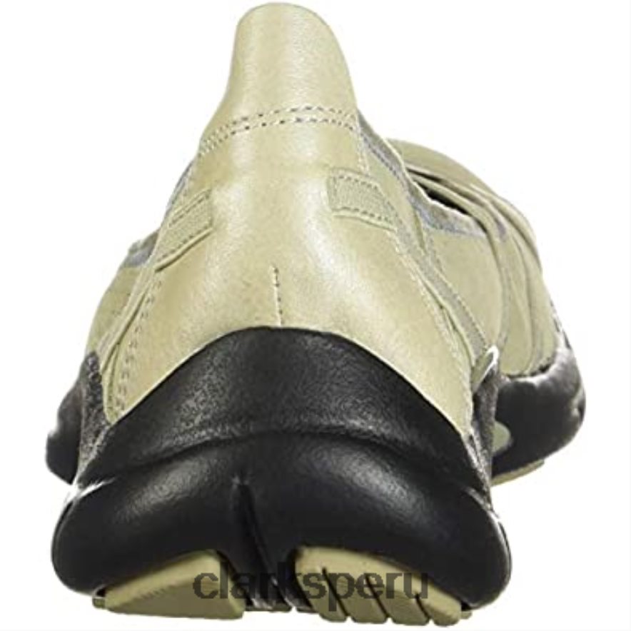 Mocasines planos Stone Clarks Berry para mujer mujer Clarks 40N4LX1315 piedra