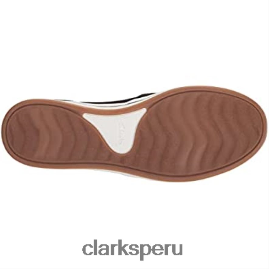 mocasín brisa para mujer clarks lona negra mujer Clarks 40N4LX2077