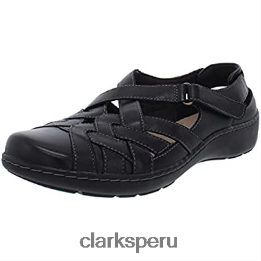 mocasín cora dream mujer plano clarks azul marino mujer Clarks 40N4LX207 cuero azul marino