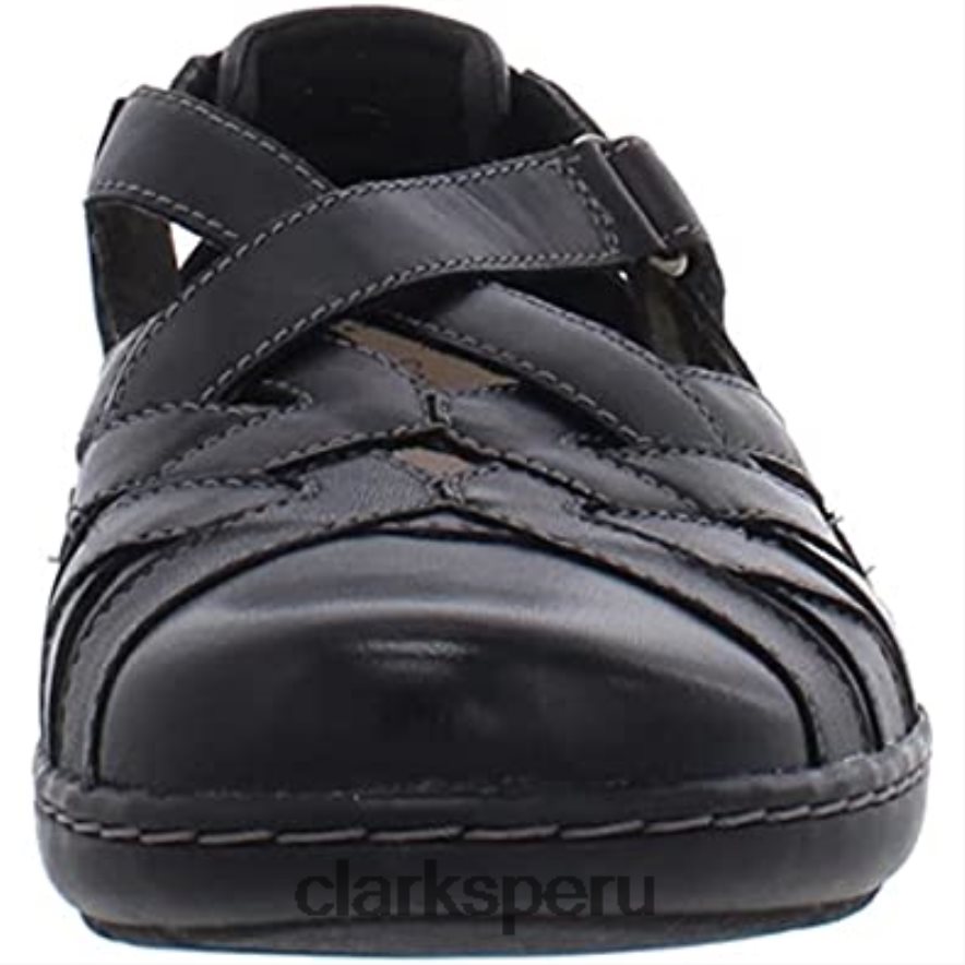 mocasín cora dream mujer plano clarks azul marino mujer Clarks 40N4LX207 cuero azul marino