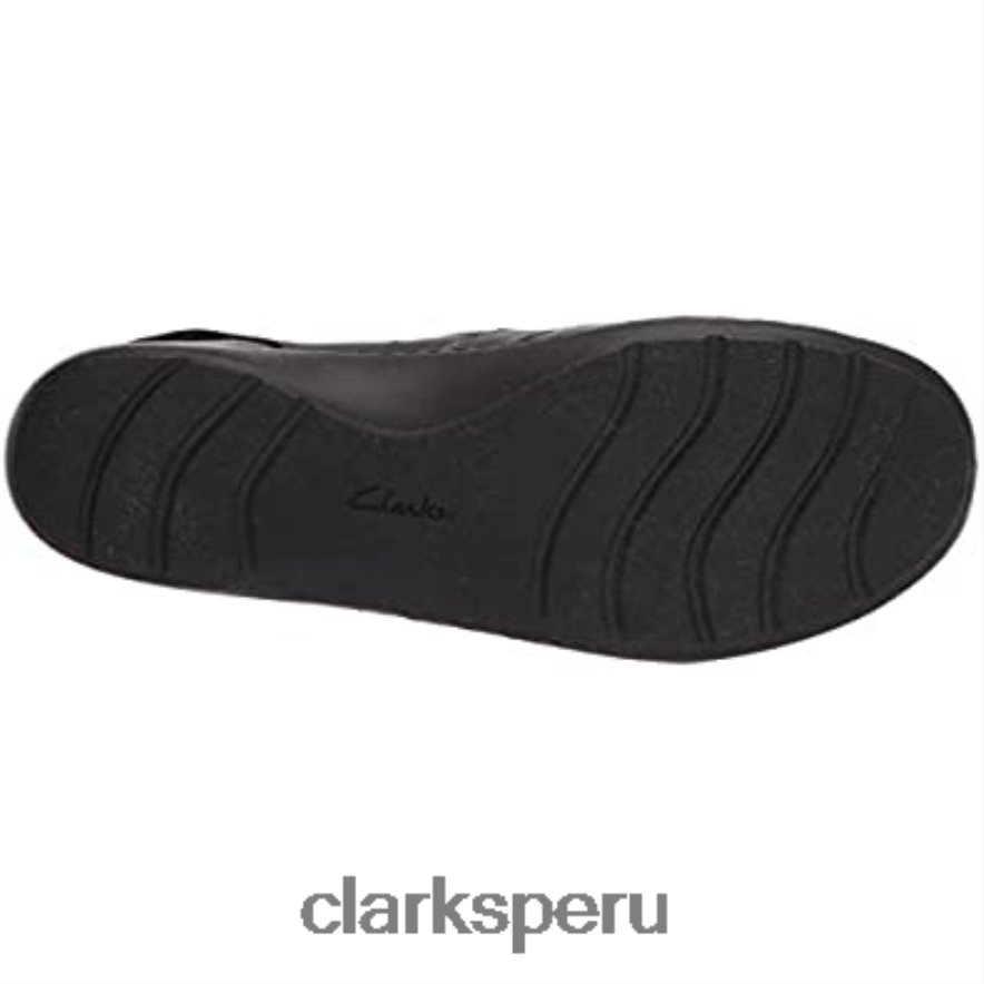 mocasín cora dream mujer plano clarks cuero marino mujer Clarks 40N4LX2925 cuero azul marino
