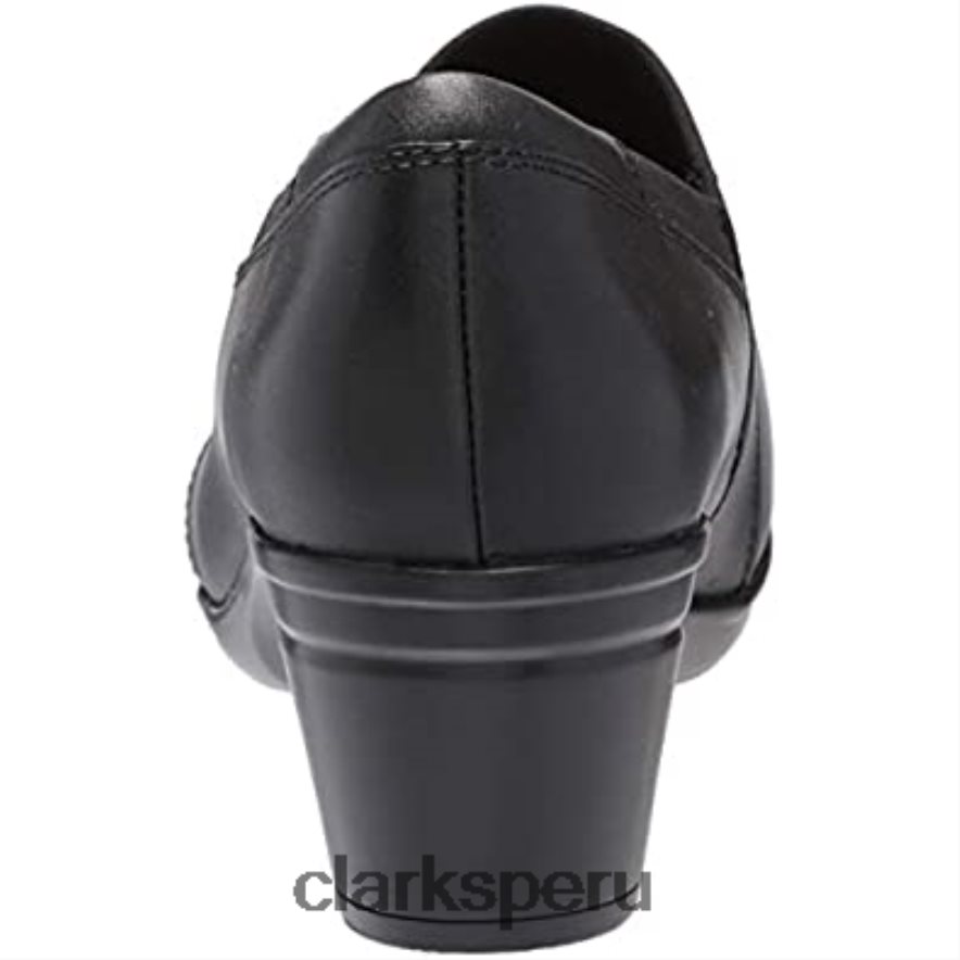 mocasín emslie summit negro cuero textil combi mujer clarks mujer Clarks 40N4LX2412 combi textil cuero negro