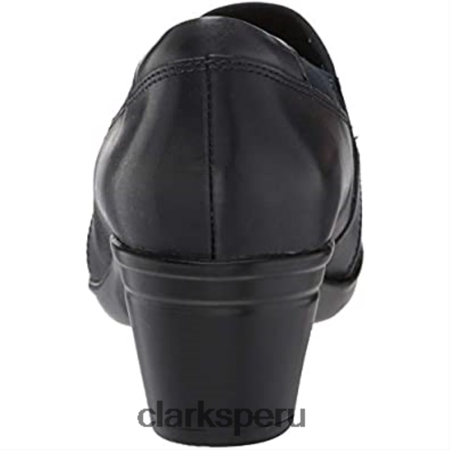 mocasín emslie summit para mujer clarks combinación textil de cuero azul marino mujer Clarks 40N4LX1509 combi textil cuero marino