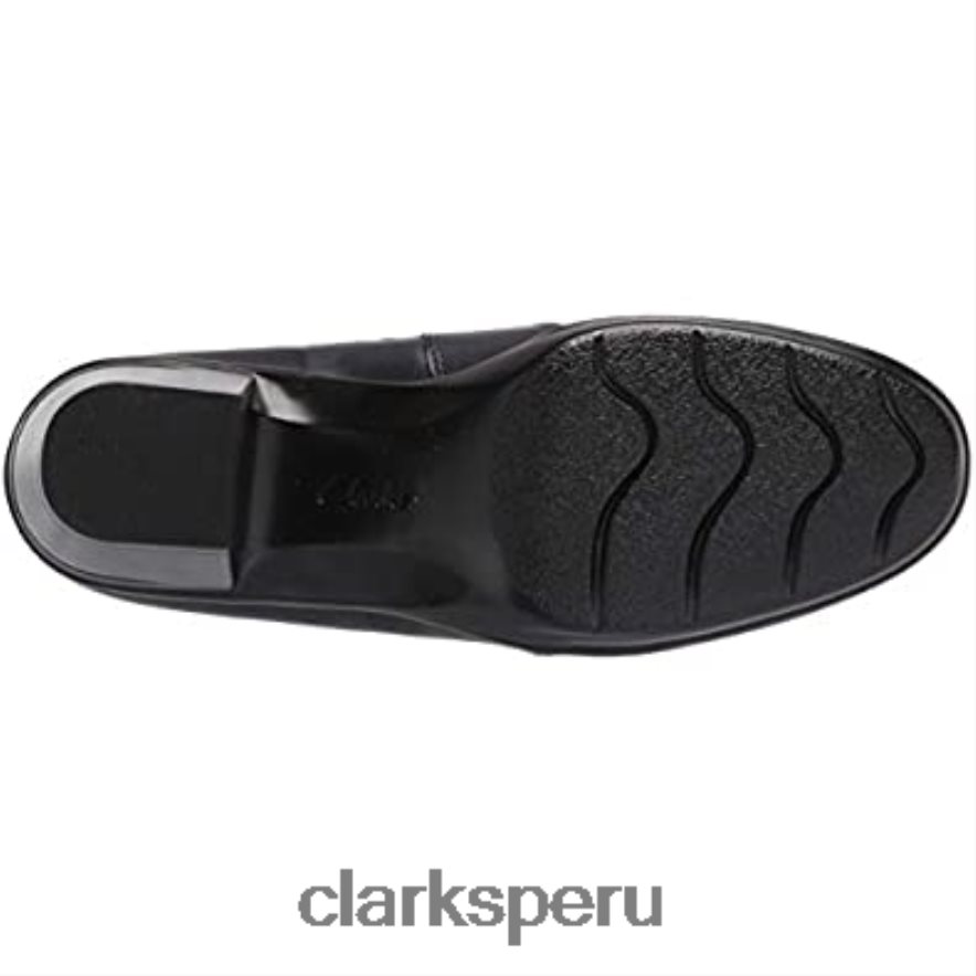 mocasín emslie summit para mujer clarks combinación textil de cuero azul marino mujer Clarks 40N4LX1509 combi textil cuero marino