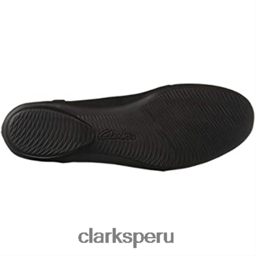 mocasín mujer Gracelmaze plano piel negro clarks mujer Clarks 40N4LX1486