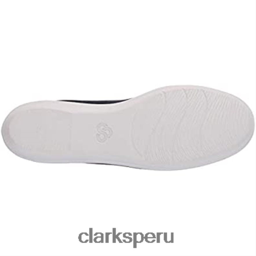 mocasín mujer ayla blair plano clarks marino nobuk sintético mujer Clarks 40N4LX2055 nubuck sintético azul marino