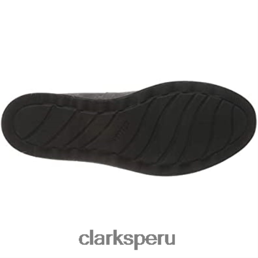 mocasín sharon dolly para mujer clarks gamuza gris w dark tan world mujer Clarks 40N4LX309 ante gris con mundo bronceado oscuro