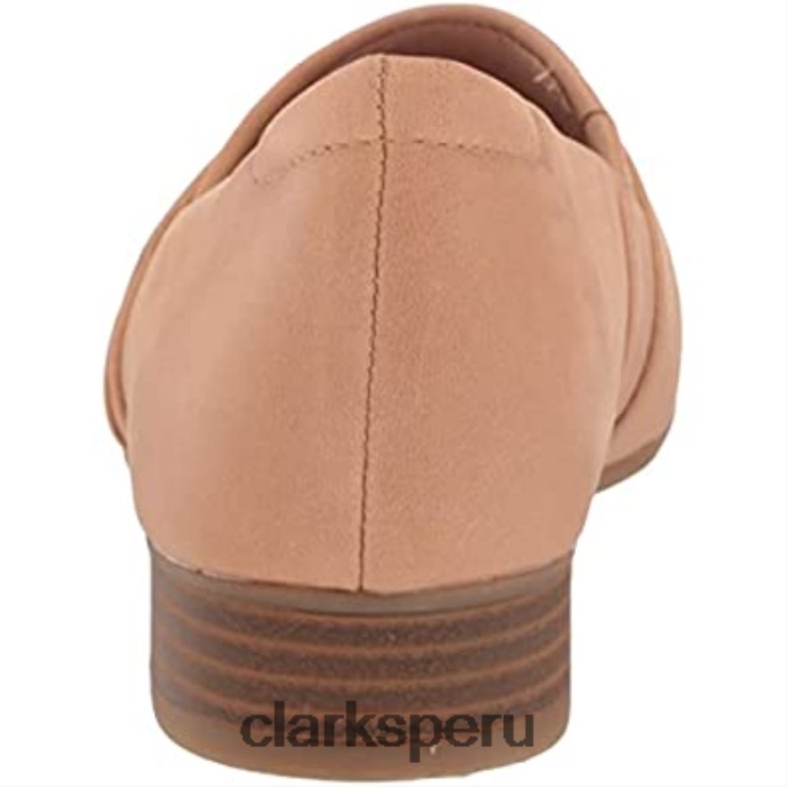 mocasín tilmont clara mujer piel praliné planos clarks mujer Clarks 40N4LX596 cuero praliné