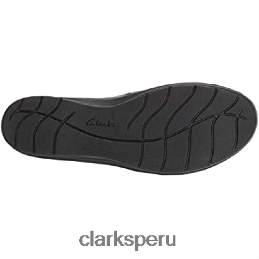 mocasines Hope Porter para mujer de cuero negro clarks mujer Clarks 40N4LX1358 cuero negro