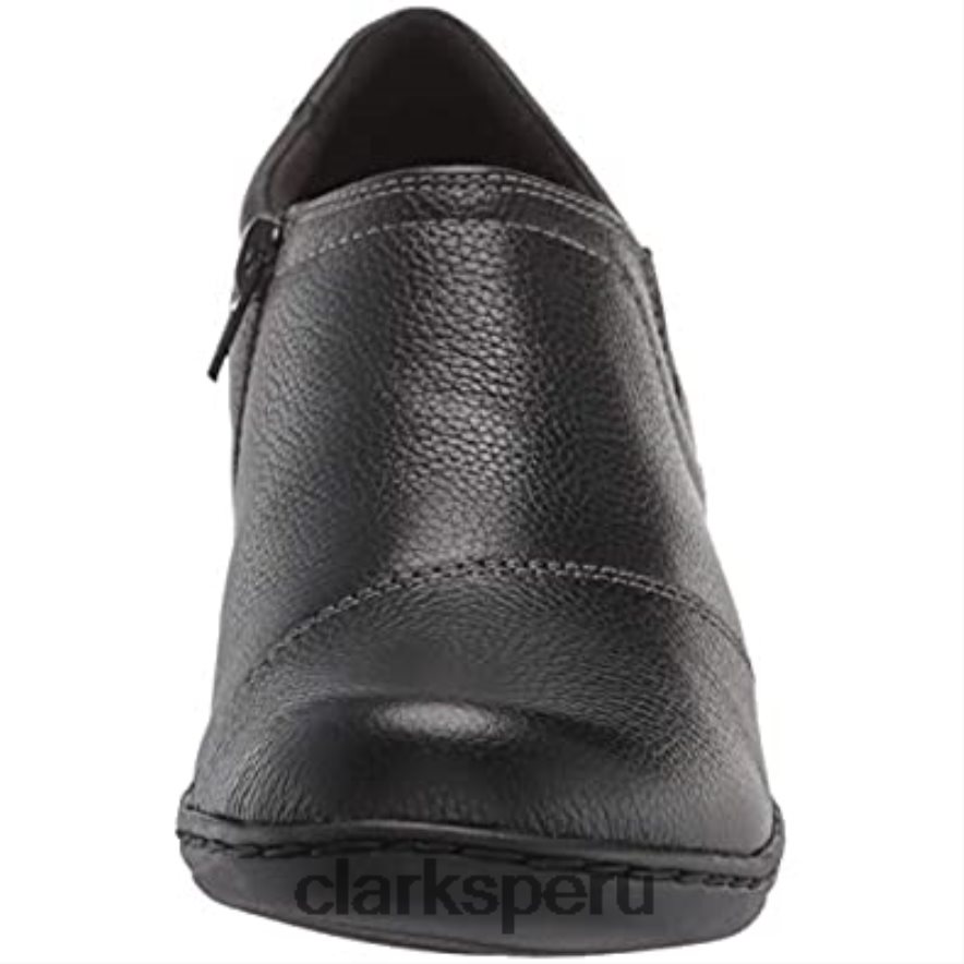 mocasines channing park de cuero negro para mujer clarks mujer Clarks 40N4LX2236 cuero negro