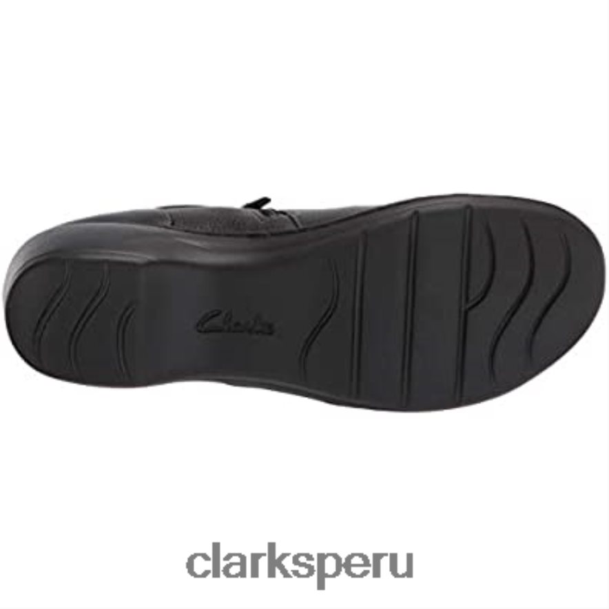 mocasines channing park de cuero negro para mujer clarks mujer Clarks 40N4LX2236 cuero negro
