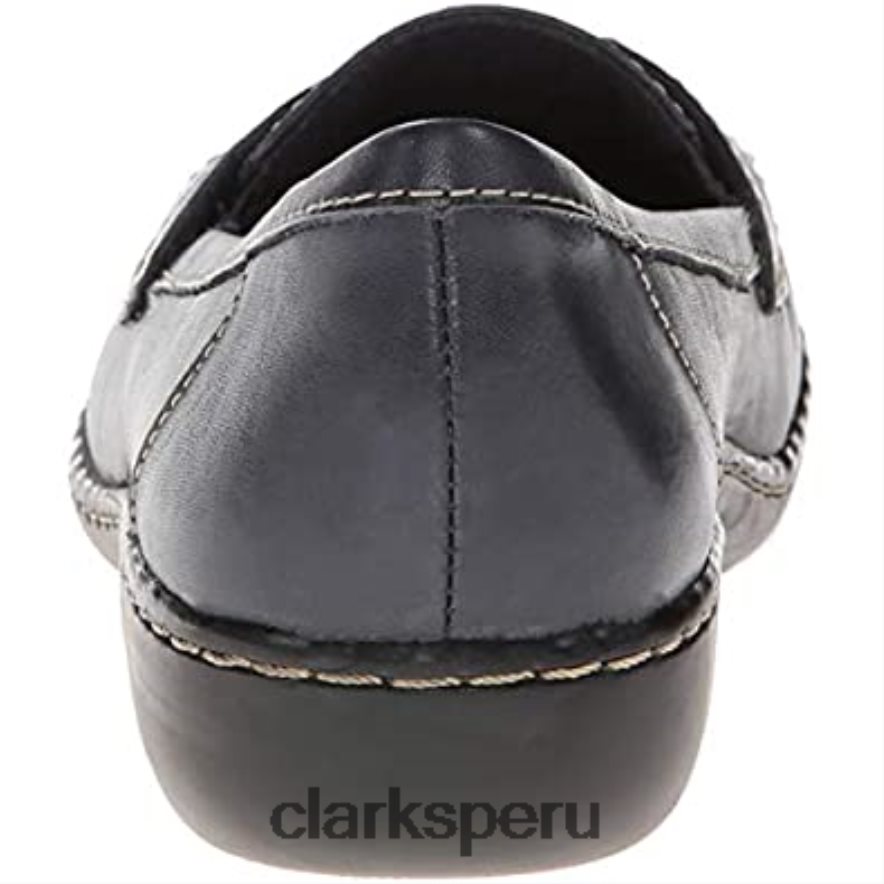 mocasines clarks ashland bubble azul marino para mujer mujer Clarks 40N4LX2240 Armada