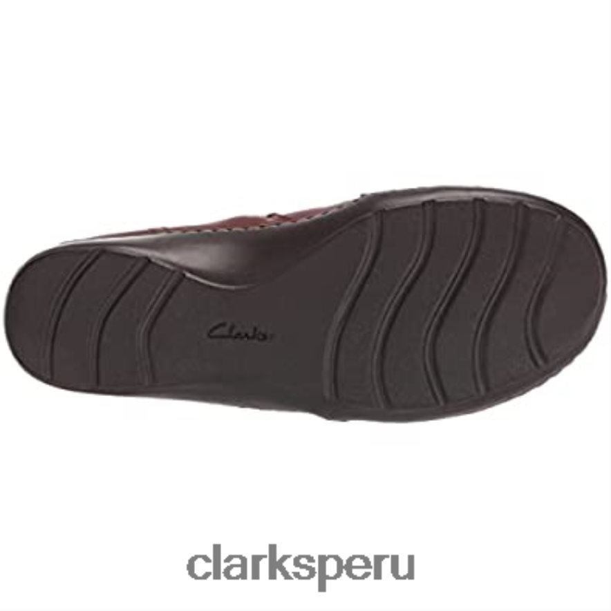 mocasines clarks cora Braidshoe para mujer color tostado oscuro mujer Clarks 40N4LX413 bronceado oscuro
