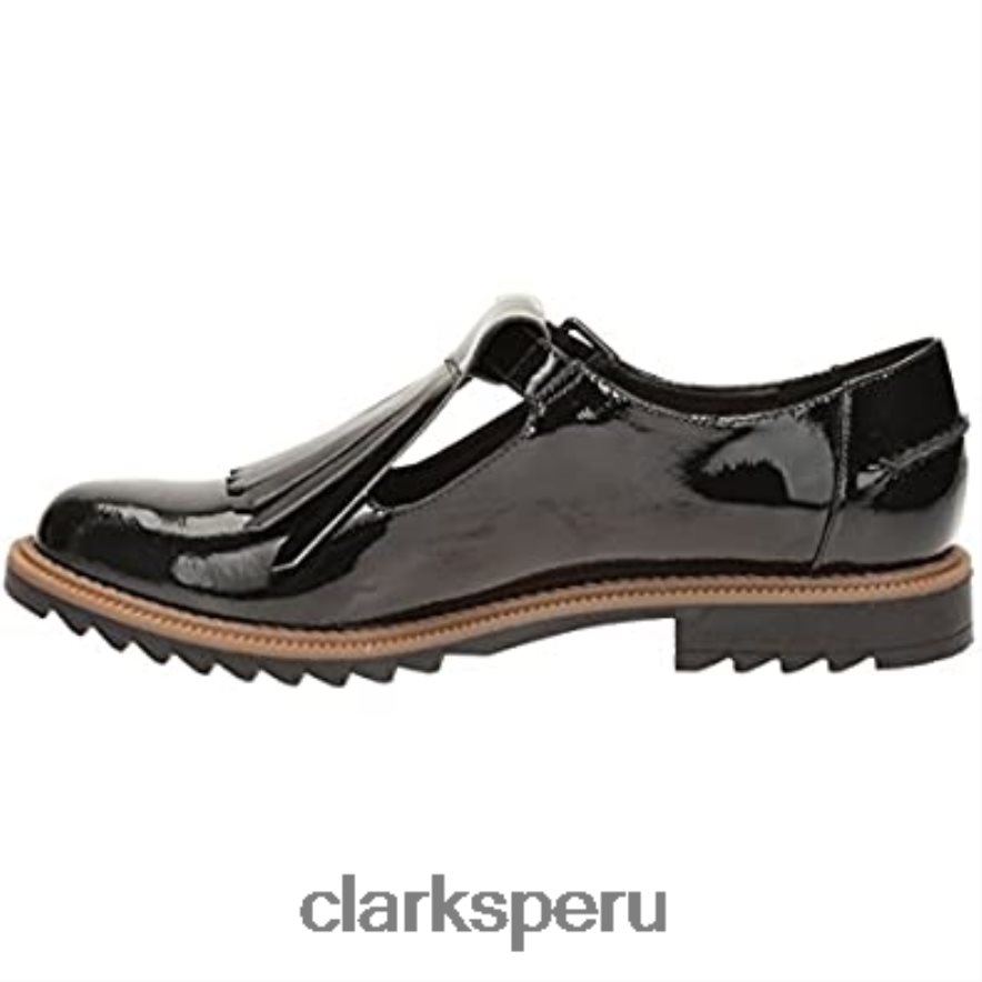 mocasines clarks griff mia pen ny negros para mujer mujer Clarks 40N4LX2436 palmadita negra