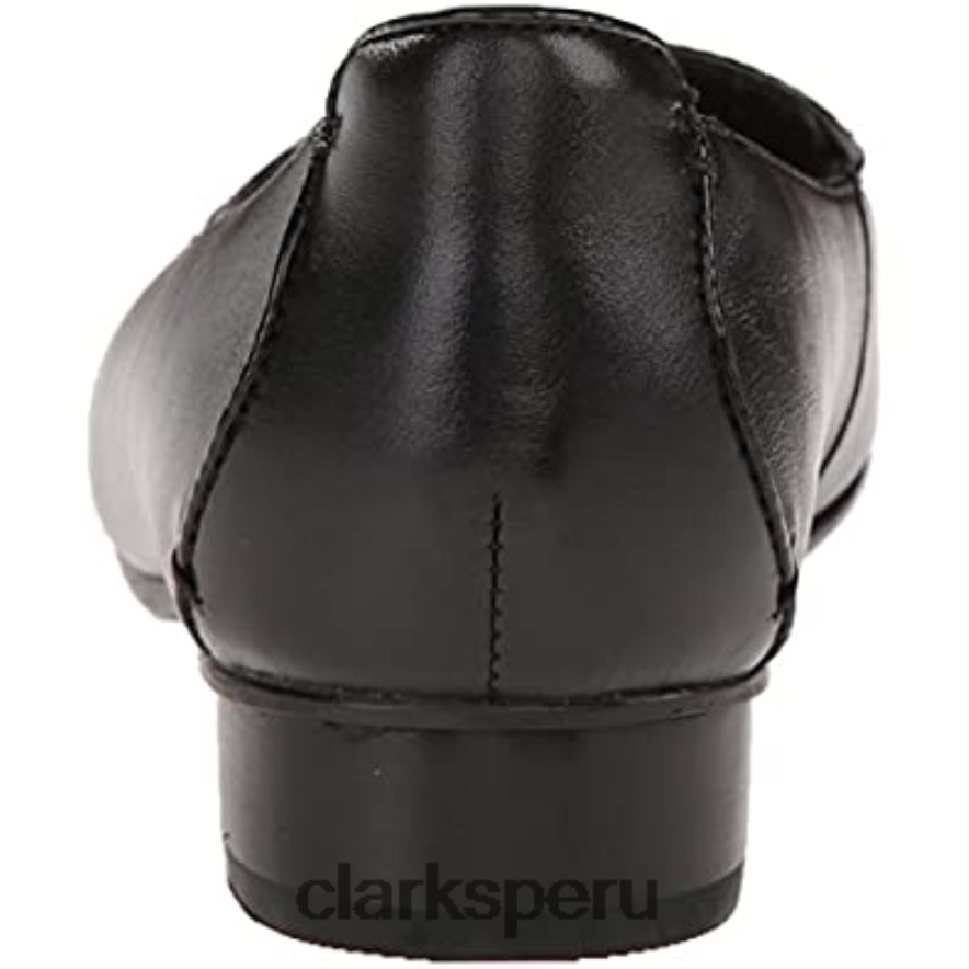 mocasines clarks keesha luca con puntera cerrada para mujer de cuero negro mujer Clarks 40N4LX2981 cuero negro