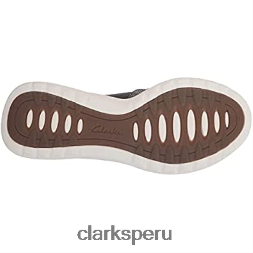 mocasines clarks teagan step para mujer de cuero negro mujer Clarks 40N4LX1244 cuero negro