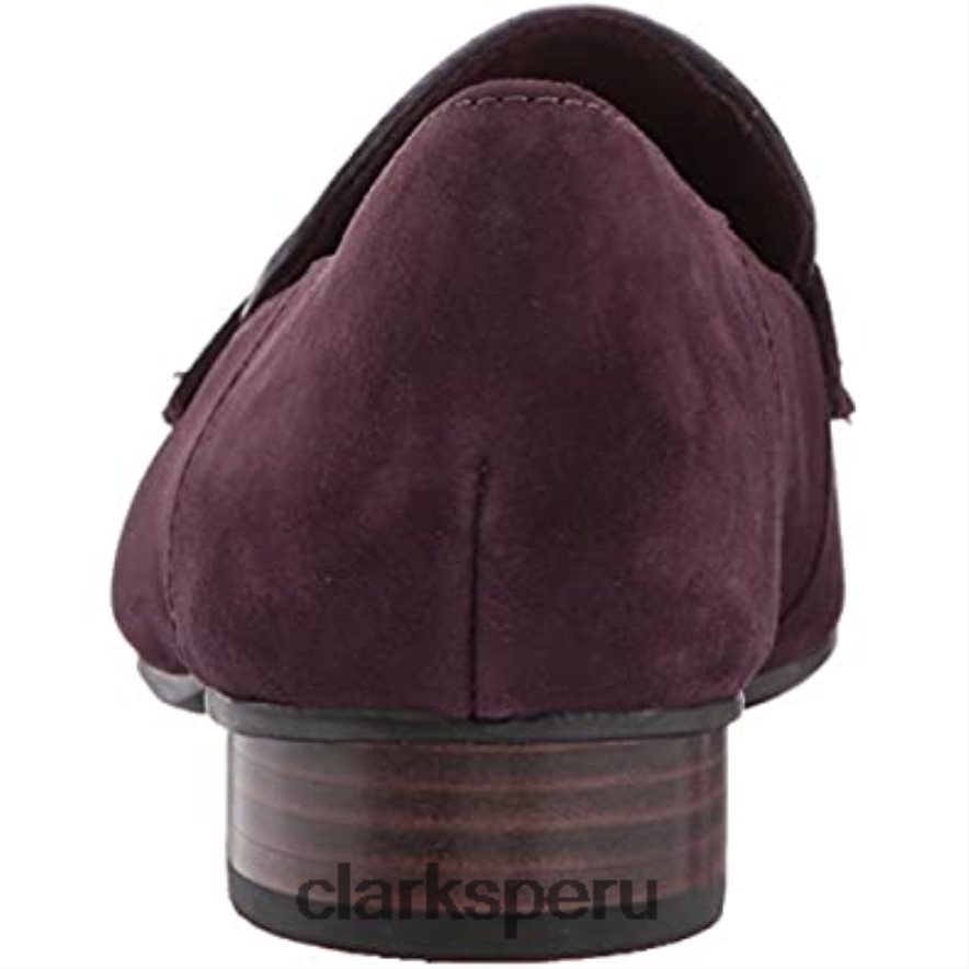 mocasines keesha cora pen ny para mujer ante berenjena clarks mujer Clarks 40N4LX1733