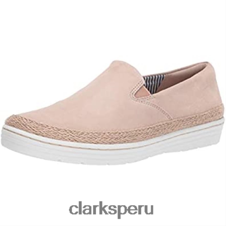 mocasines marie perla mujer clarks blush nubuck mujer Clarks 40N4LX2791