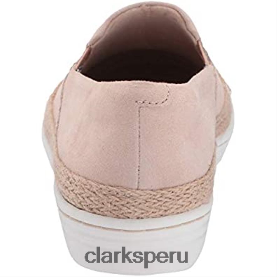 mocasines marie perla mujer clarks blush nubuck mujer Clarks 40N4LX2791