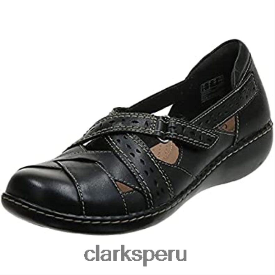 mocasines sin cordones ashland spq para mujer clarks negro mujer Clarks 40N4LX2935 negro