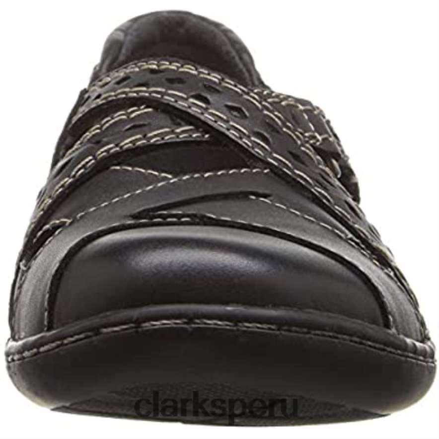 mocasines sin cordones ashland spq para mujer clarks negro mujer Clarks 40N4LX2935 negro