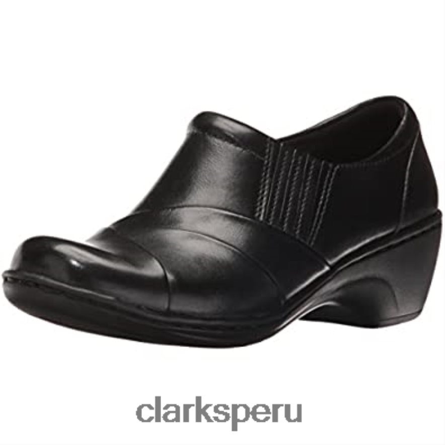 mocasines sin cordones channing ann negros para mujer clarks mujer Clarks 40N4LX2988 negro