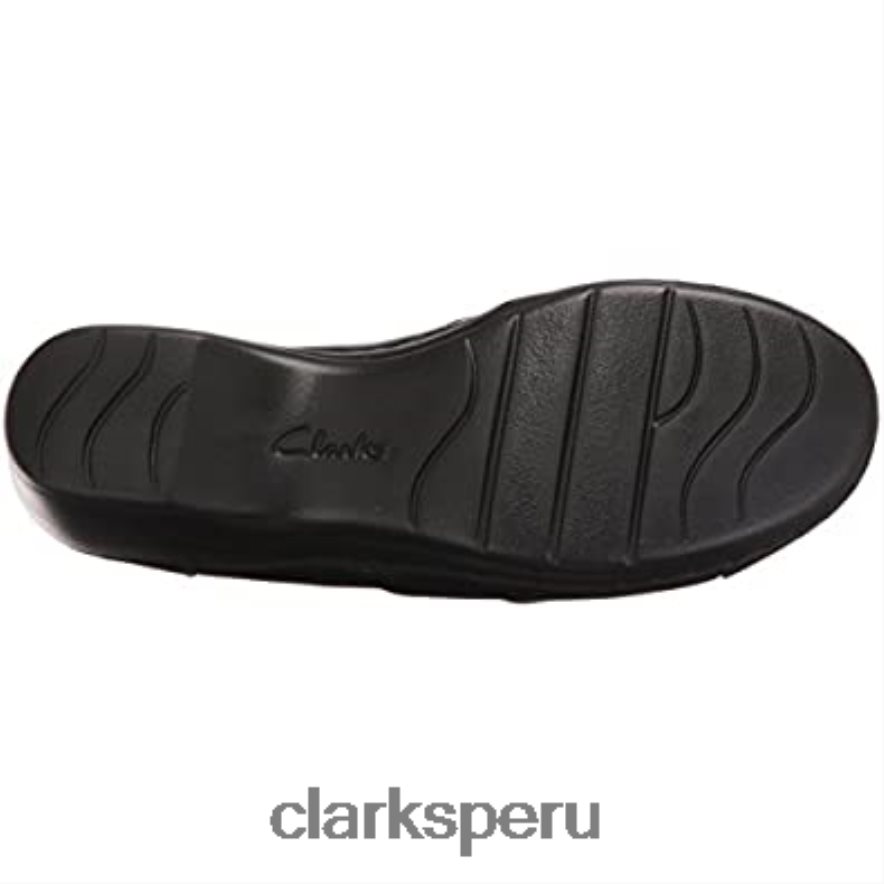 mocasines sin cordones channing ann negros para mujer clarks mujer Clarks 40N4LX2988 negro
