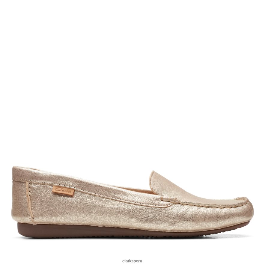 pecas caminar clarks champagne lea mujer Clarks 40N4LX3221 champaña