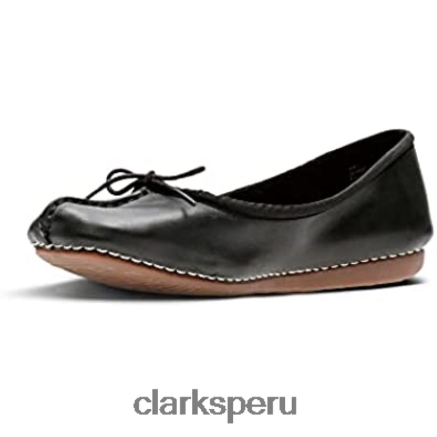 Clarks Freckle Ice Closed Mujer Cuero Negro mujer Clarks 40N4LX682 cuero negro